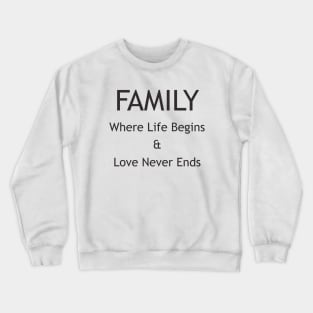 Family Crewneck Sweatshirt